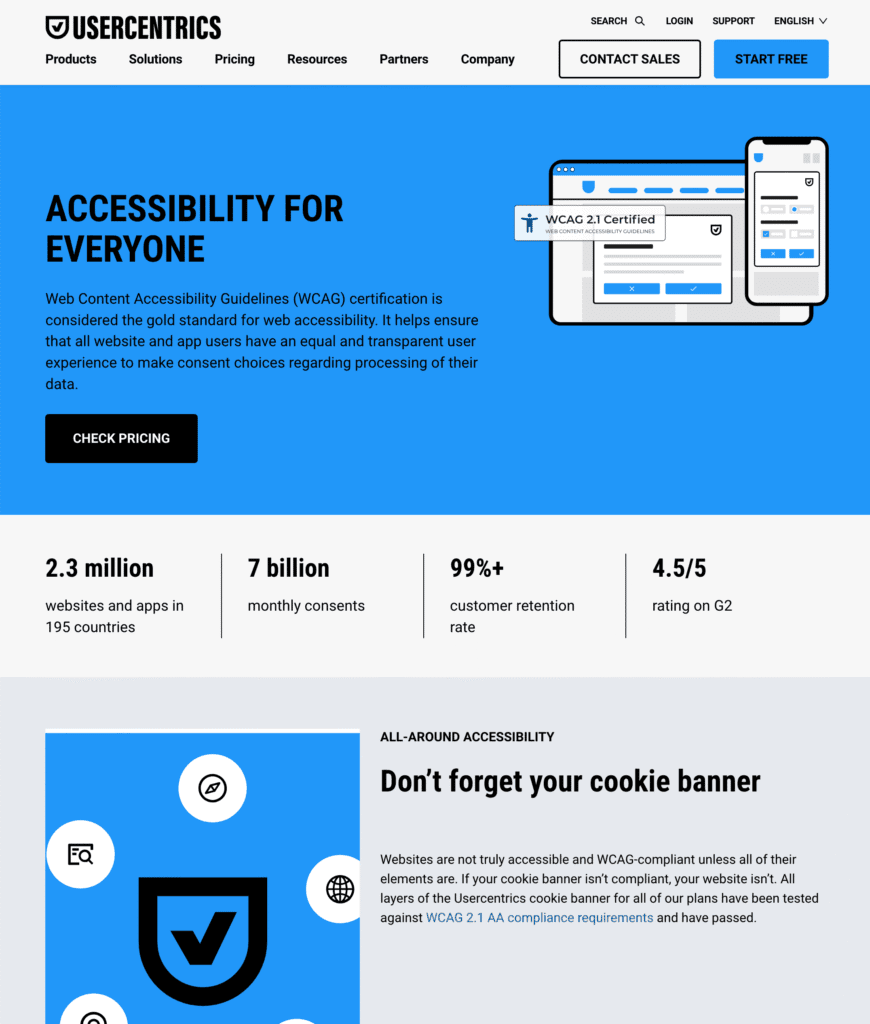 dichiarazione di conformità WCAG 2.1 AA